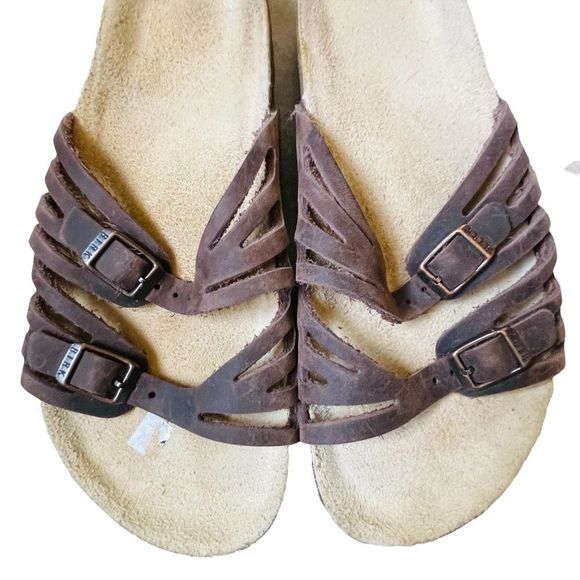Birkenstock Brown Granada Mocha Strappy Sandals SZ 7-7.5 - Picture 14 of 14